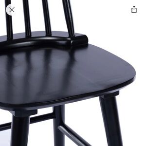 Black Dining Barstool/Chairs Set  2 BRAND NEW NIB LOCAL ONLY PICK UP! FINAL SALE